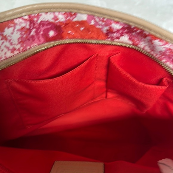 Coach Peyton Floral Print Zip Tote Coated Canvas Large F31342 Never Used - Picture 12 of 14